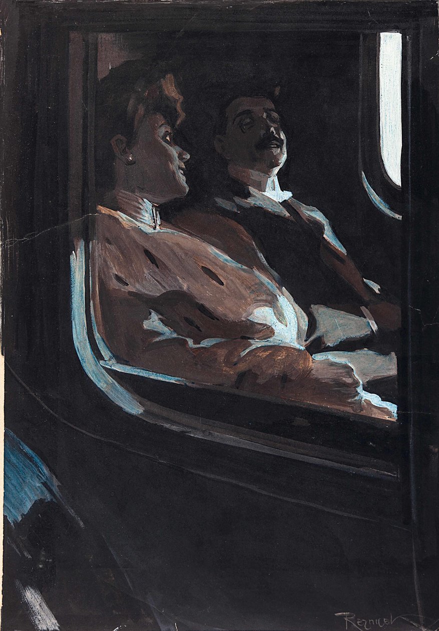 Divertissement dans la calèche - Ferdinand von Reznicek
