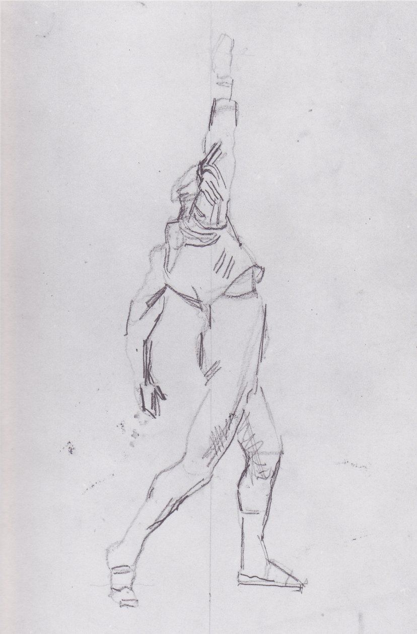 Le serment à droite - Ferdinand Hodler