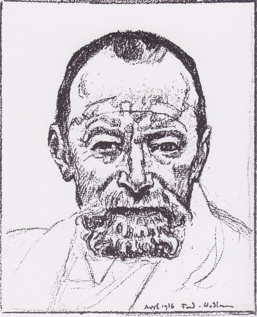 Autoportrait - Ferdinand Hodler