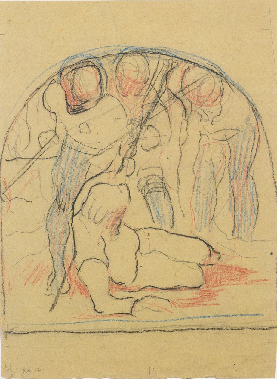Fahnrich mourant - Ferdinand Hodler