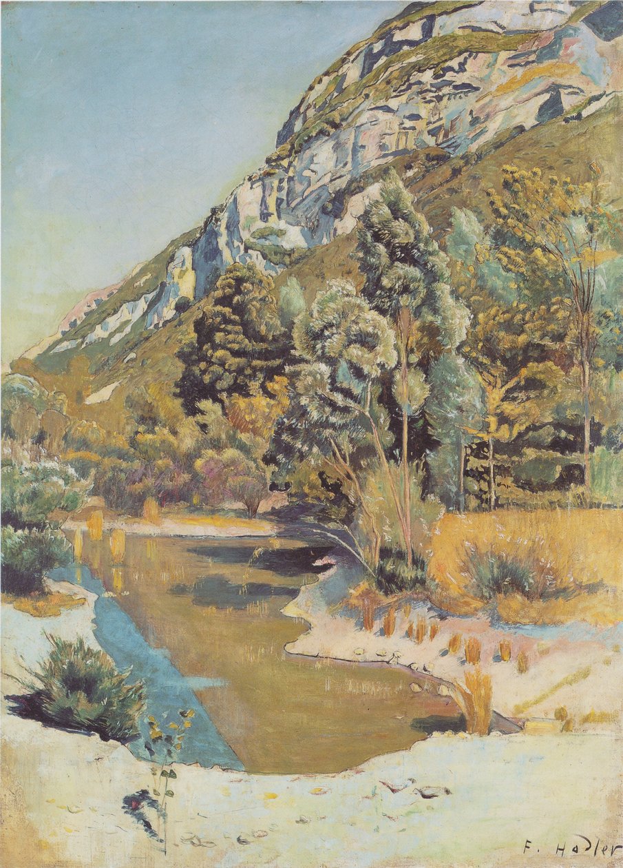 Au pied du Petit Salève - Ferdinand Hodler