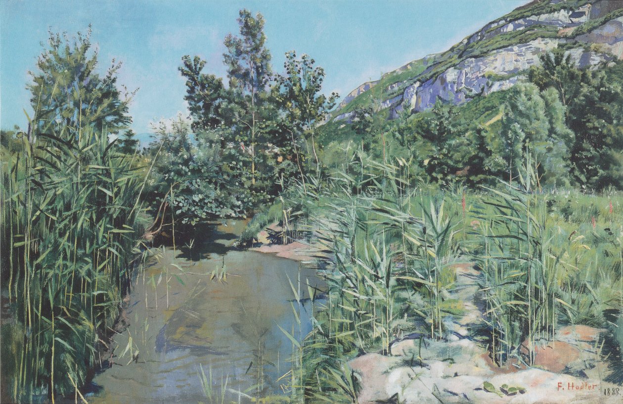 Au pied du Salève - Ferdinand Hodler