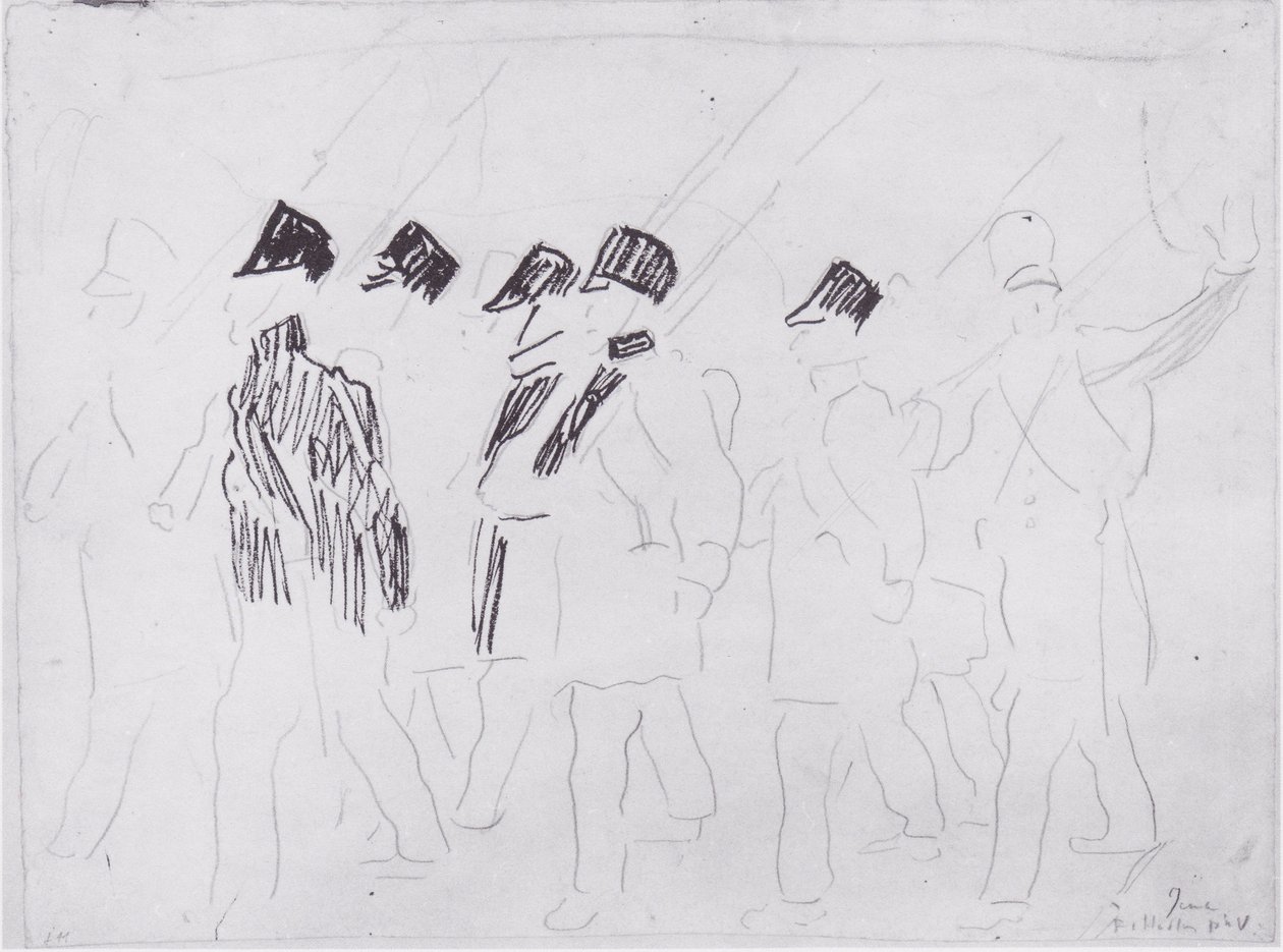 Soldats partants 2 - Ferdinand Hodler