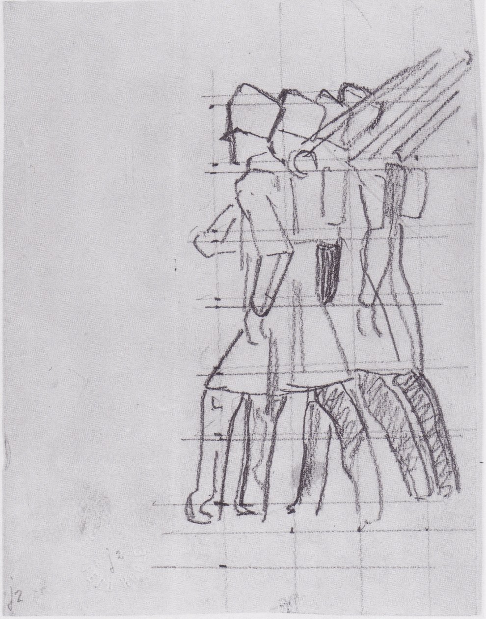 Soldats partants 3 - Ferdinand Hodler