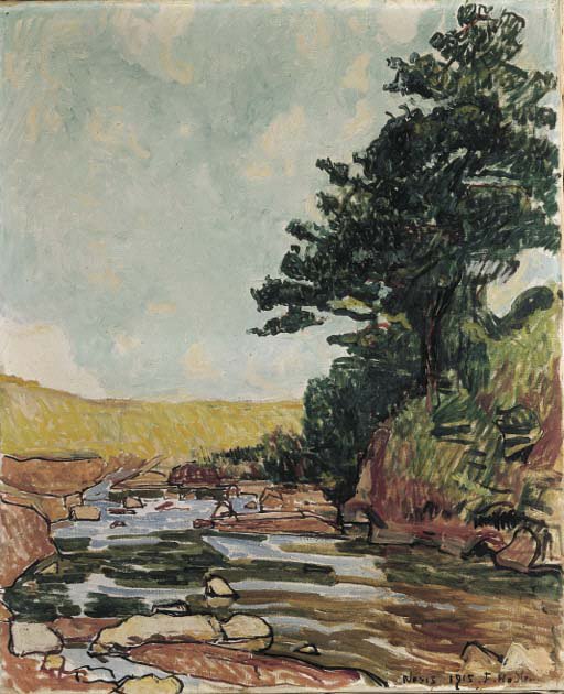 Ruisseau près de Neris - Ferdinand Hodler