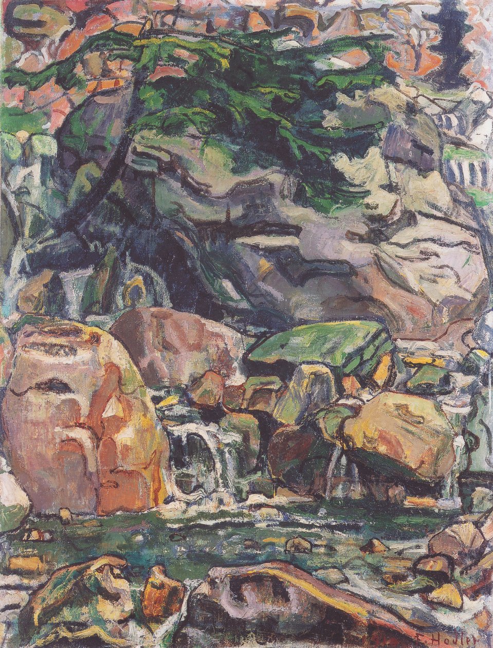 Ruisseau de montagne près de Beatenberg - Ferdinand Hodler