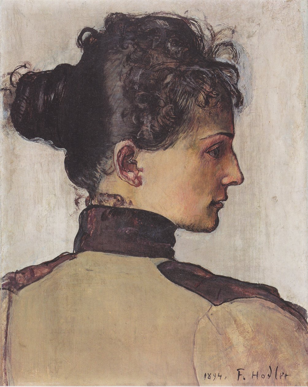 Portrait de Berthe Jacques - Ferdinand Hodler