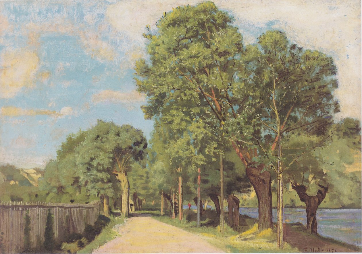 Paysage à la Jonction près de Genève - Ferdinand Hodler