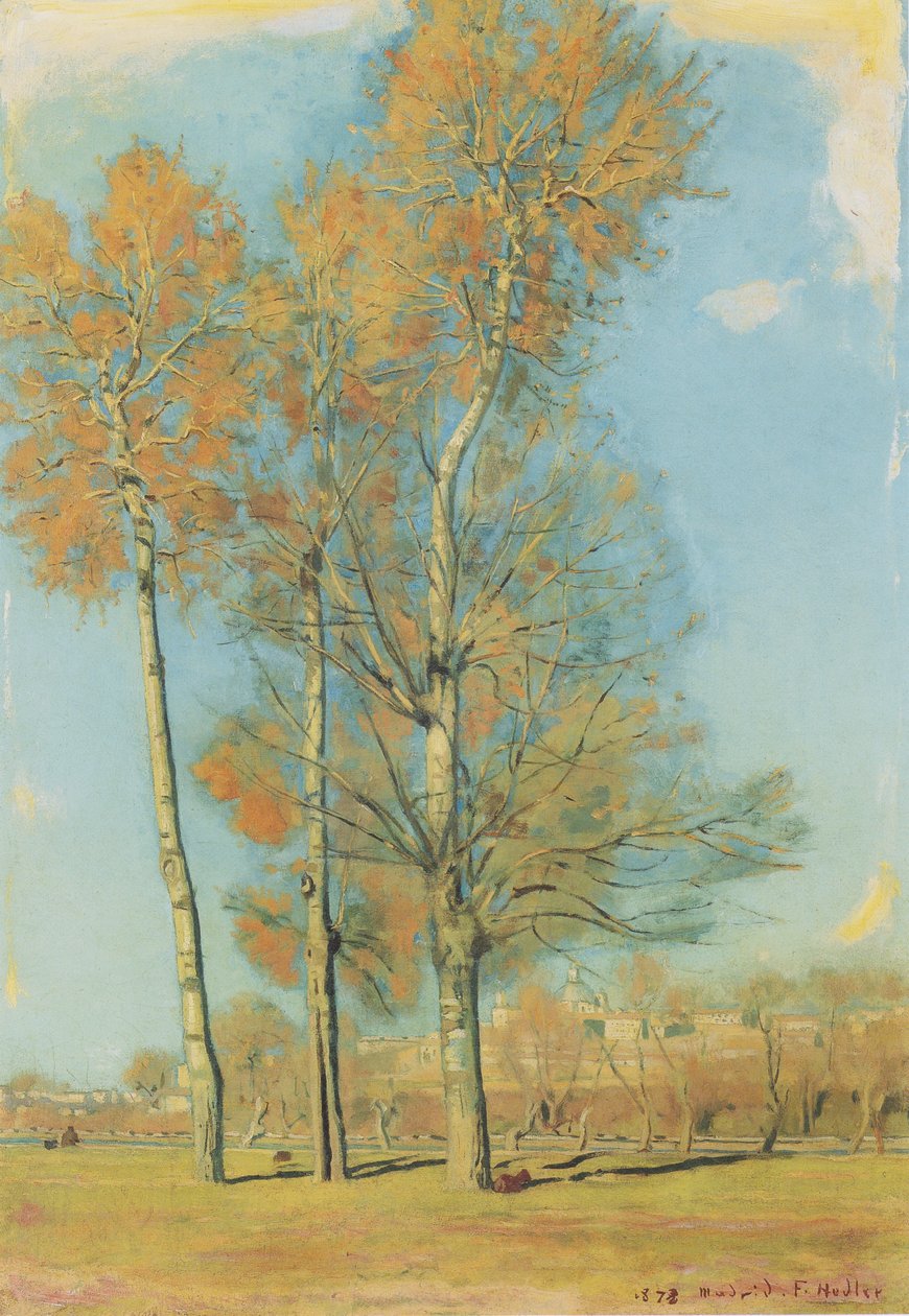 Paysage près de Madrid - Ferdinand Hodler