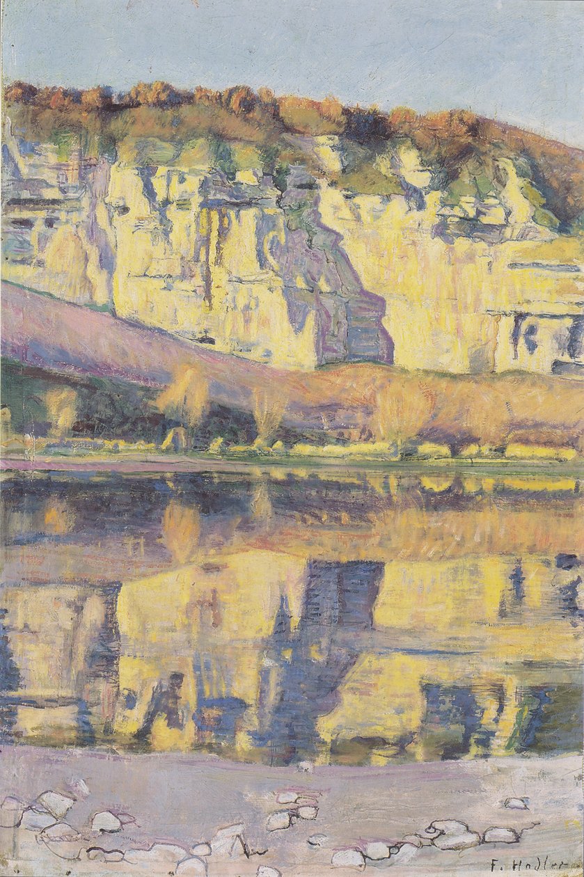 Partie sur le Rhône - Ferdinand Hodler