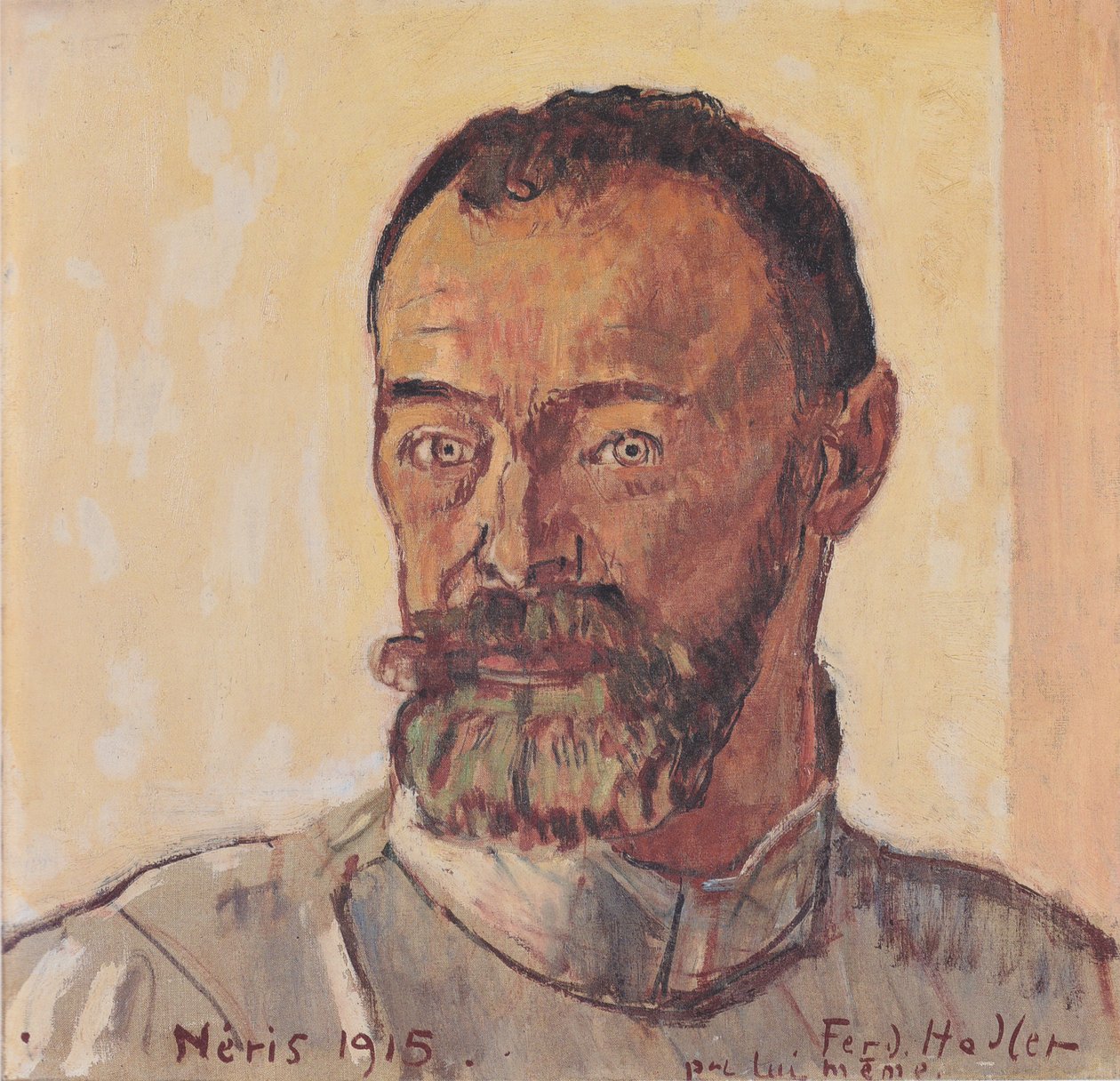 Autoportrait de Néris - Ferdinand Hodler