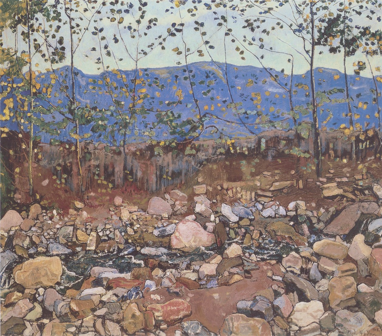 Ruisseau forestier près de Leissigen - Ferdinand Hodler
