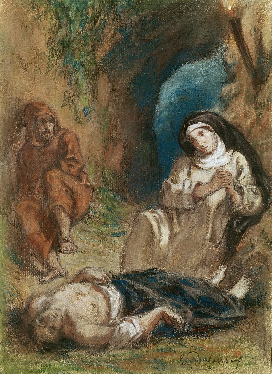 Lélia dans la grotte, de 