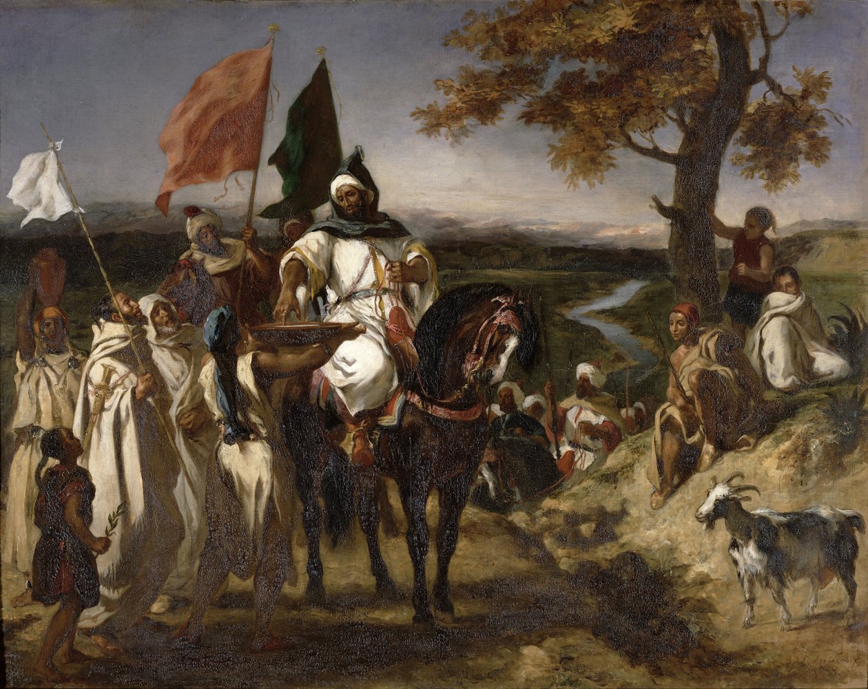 Caïd marocain, 1837 - Ferdinand Victor Eugene Delacroix
