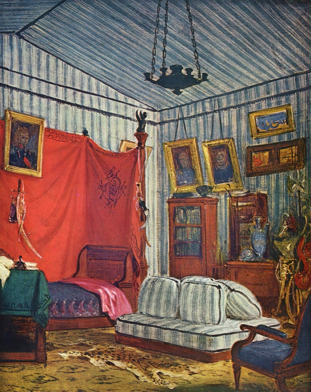 Chambre à coucher du comte de Mornay - Ferdinand Victor Eugene Delacroix