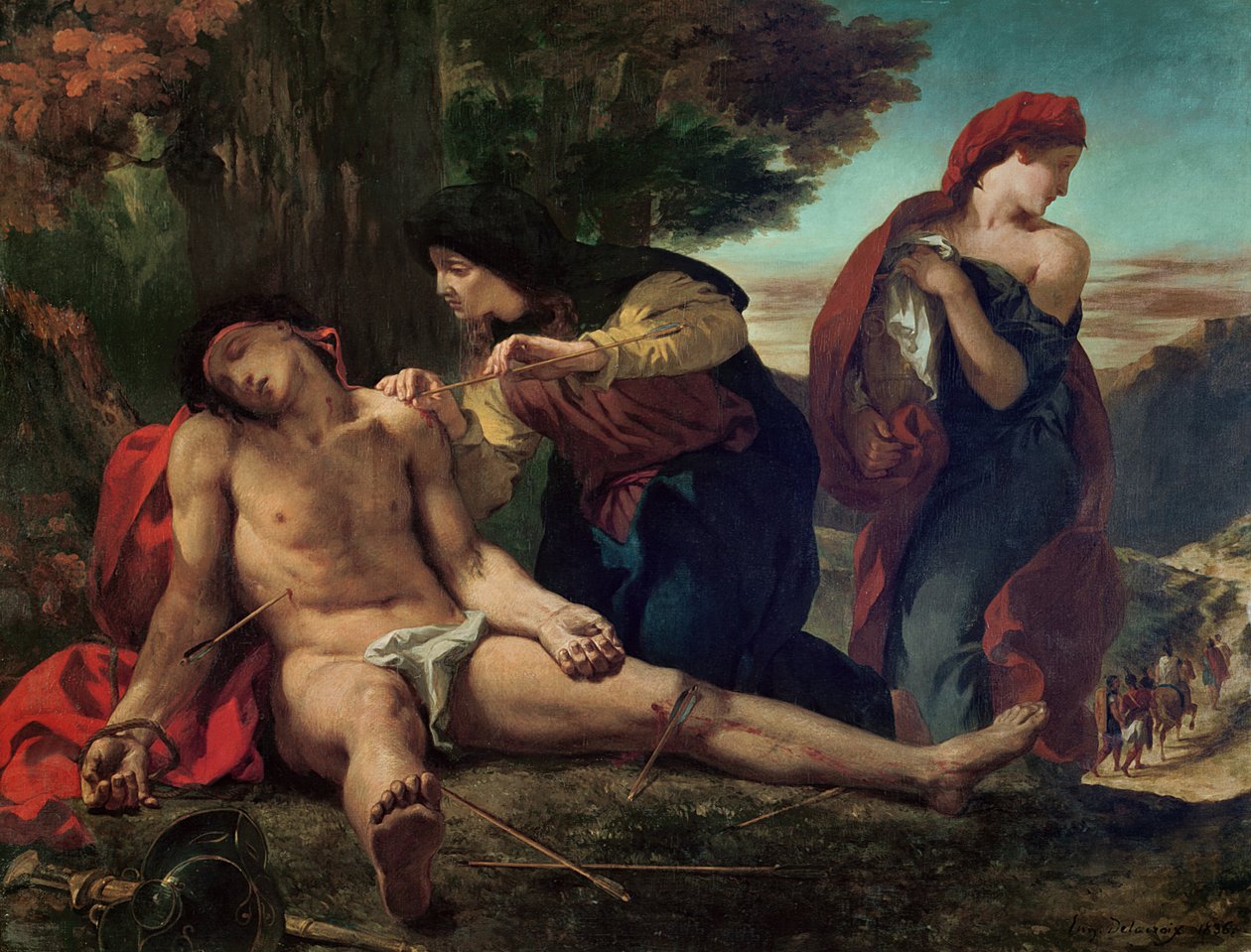 Saint Sébastien, 1836 - Ferdinand Victor Eugene Delacroix