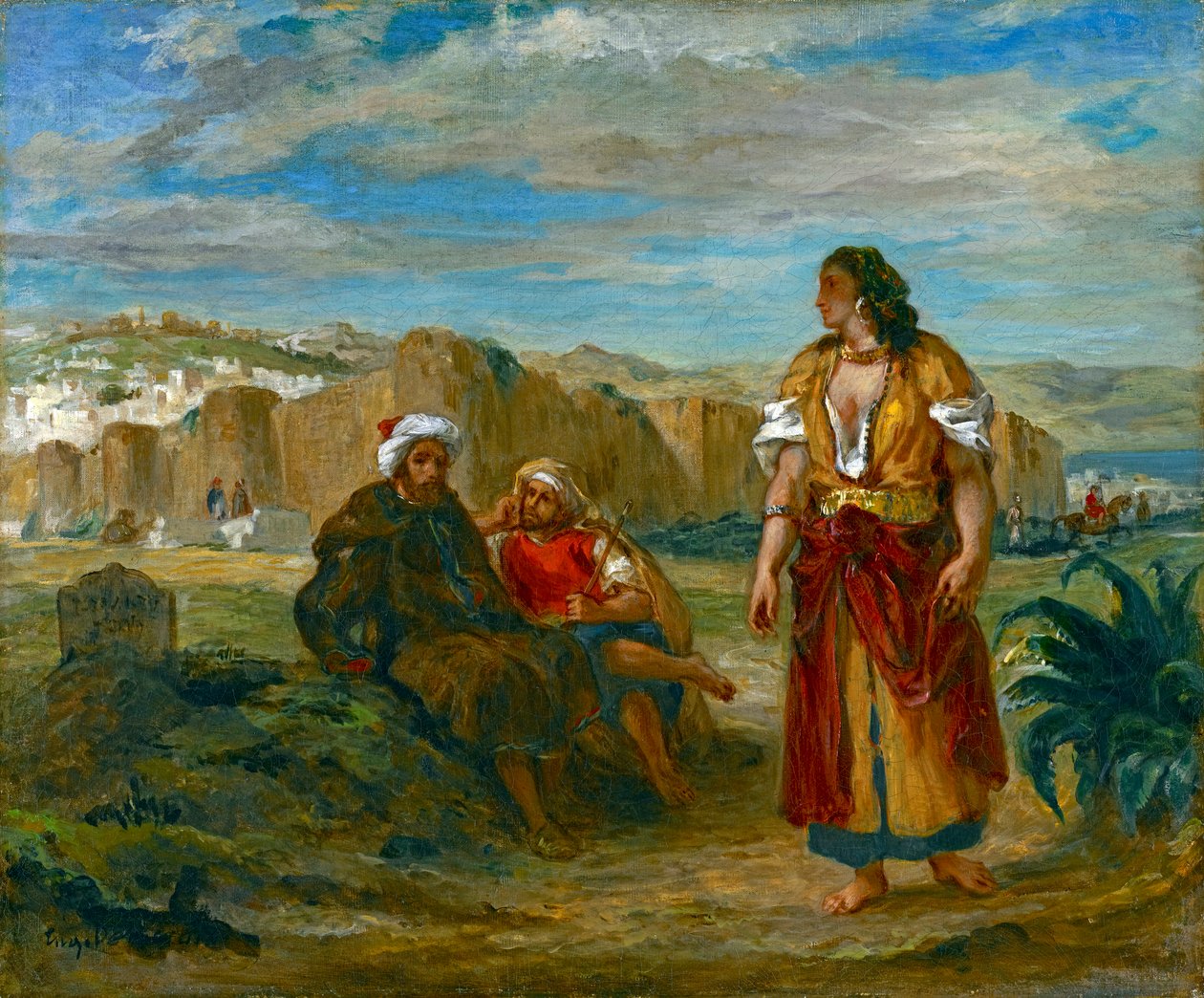 Vue de Tanger, 1852-3 - Ferdinand Victor Eugene Delacroix