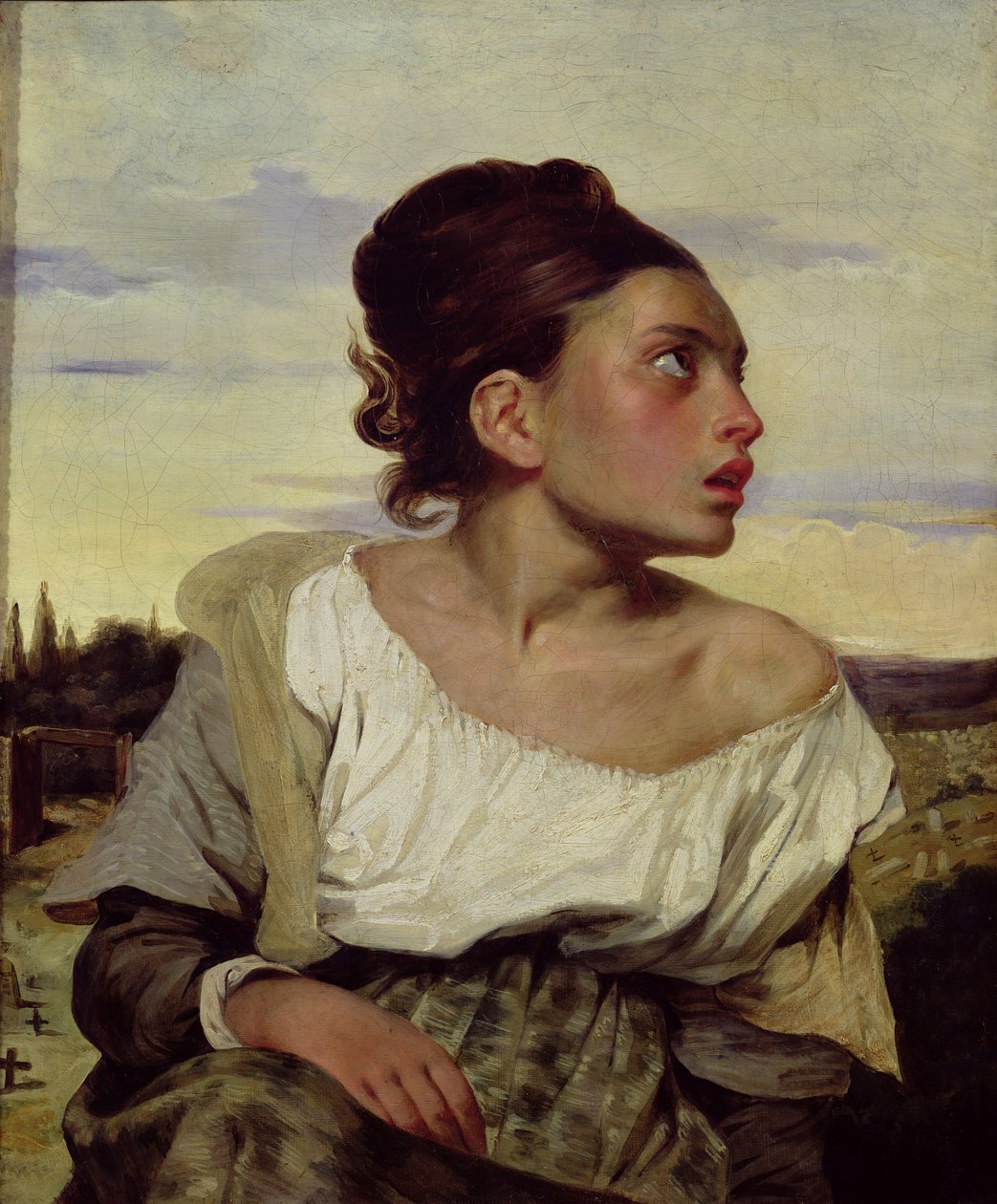Jeune orphelin au cimetière, 1824 - Ferdinand Victor Eugene Delacroix