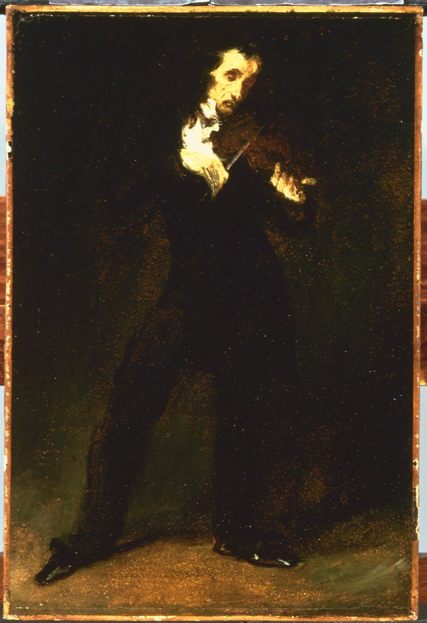 Paganini - Ferdinand Victor Eugene Delacroix