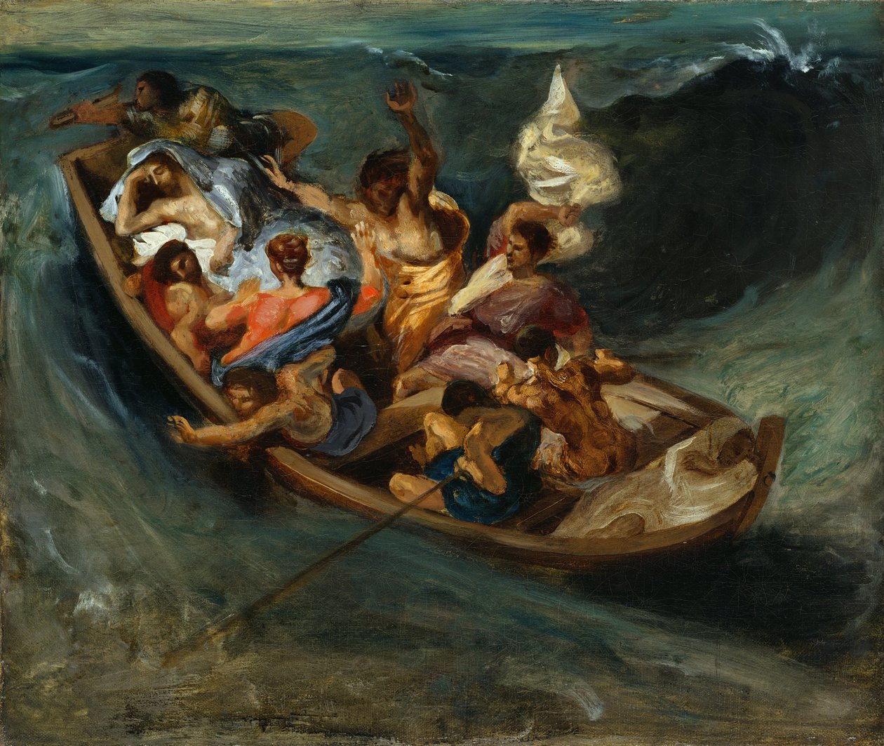 Christ sur la mer de Galilée - Ferdinand Victor Eugene Delacroix