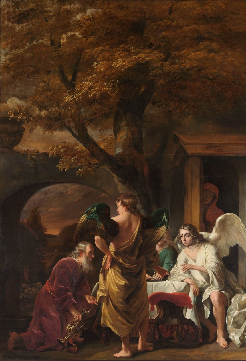Abraham recevant les trois anges - Ferdinand Bol
