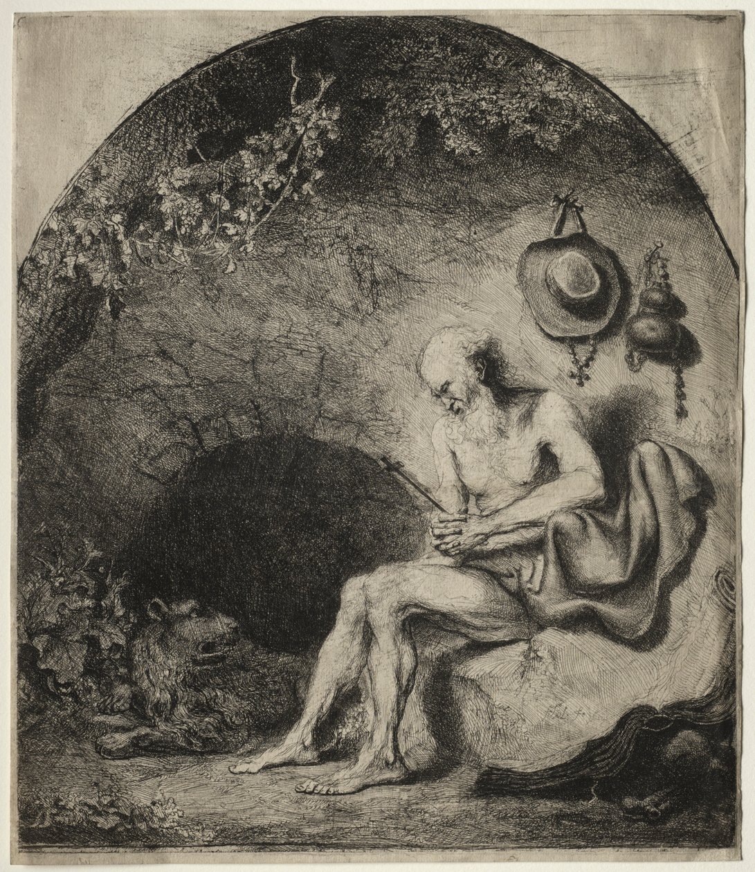 Saint Jérôme en pénitence, 1644 - Ferdinand Bol