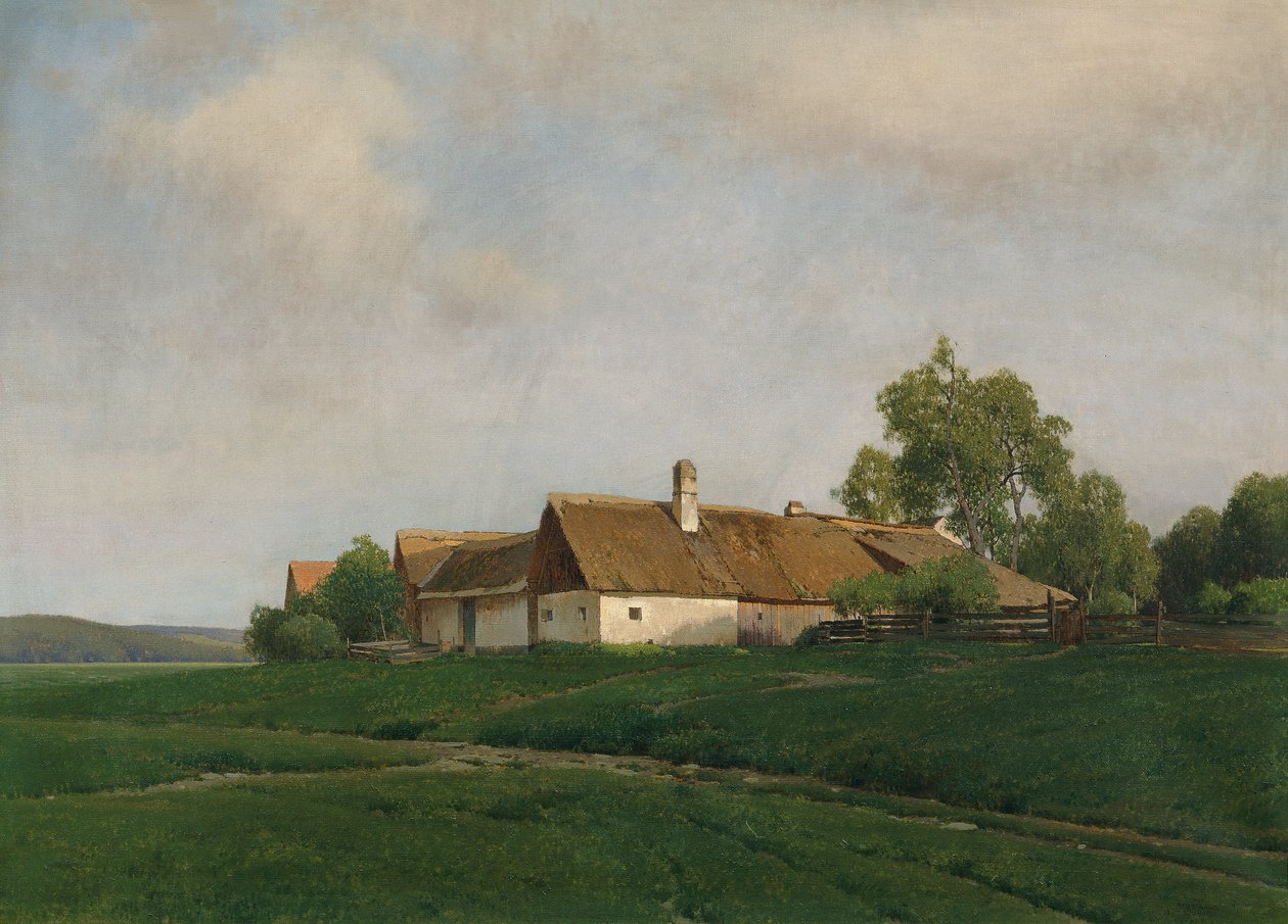 Cour dans le Waldviertel - Ferdinand Brunner