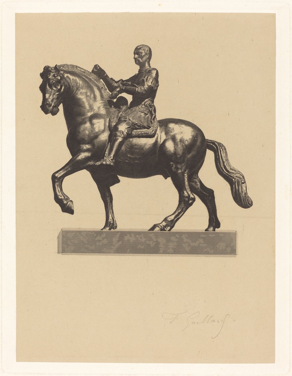 Gattamelata - Ferdinand Gaillard after Donatello