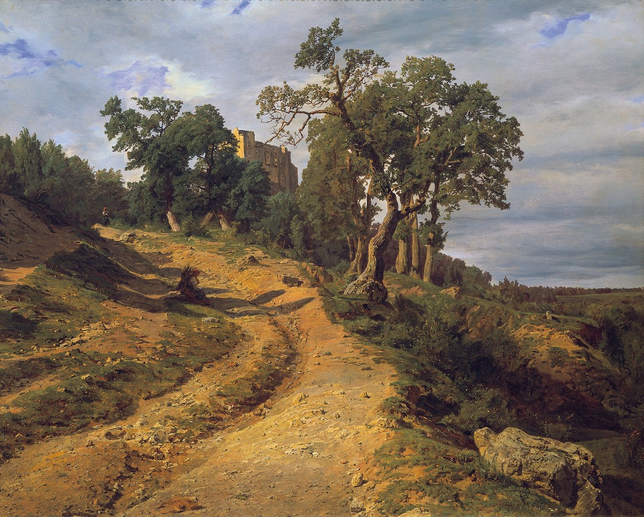 La ruine de Liechtenstein près de Mödling - Ferdinand Georg Waldmuller