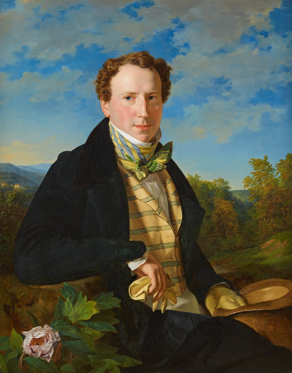 Autoportrait en jeune âge - Ferdinand Georg Waldmuller