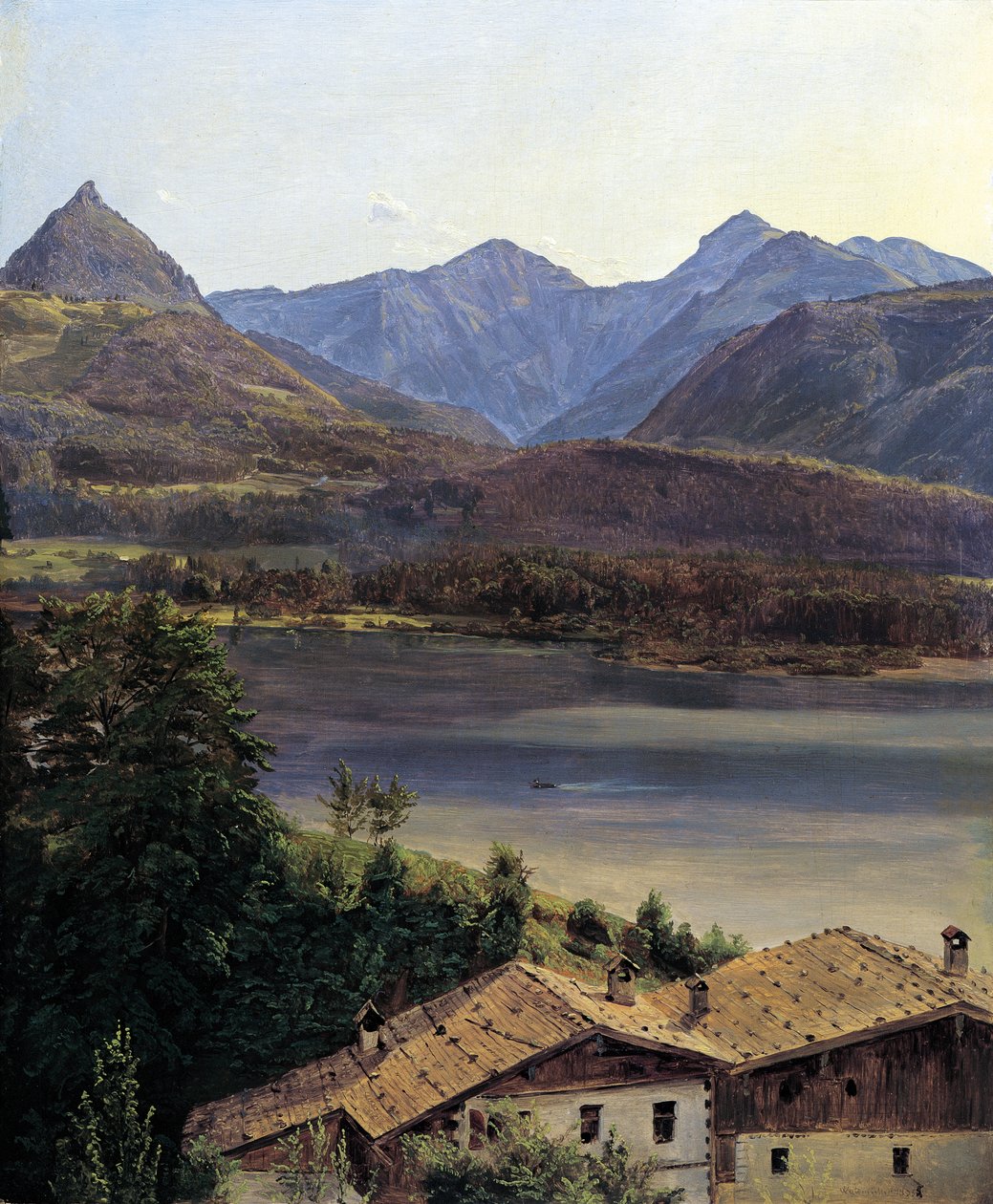 Wolfgangsee - Ferdinand Georg Waldmuller