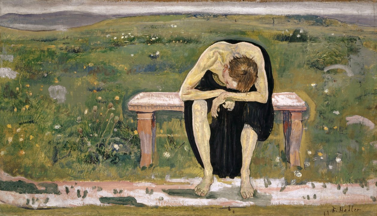 Âme déçue, vers 1891 - Ferdinand Hodler
