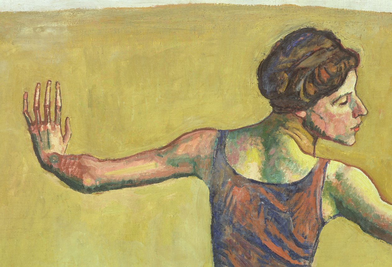 Femme Joyeuse (détail) - Ferdinand Hodler