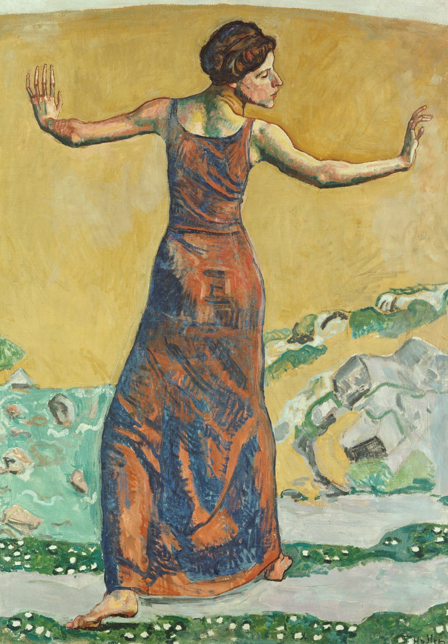 Femme joyeuse, 1911 - Ferdinand Hodler