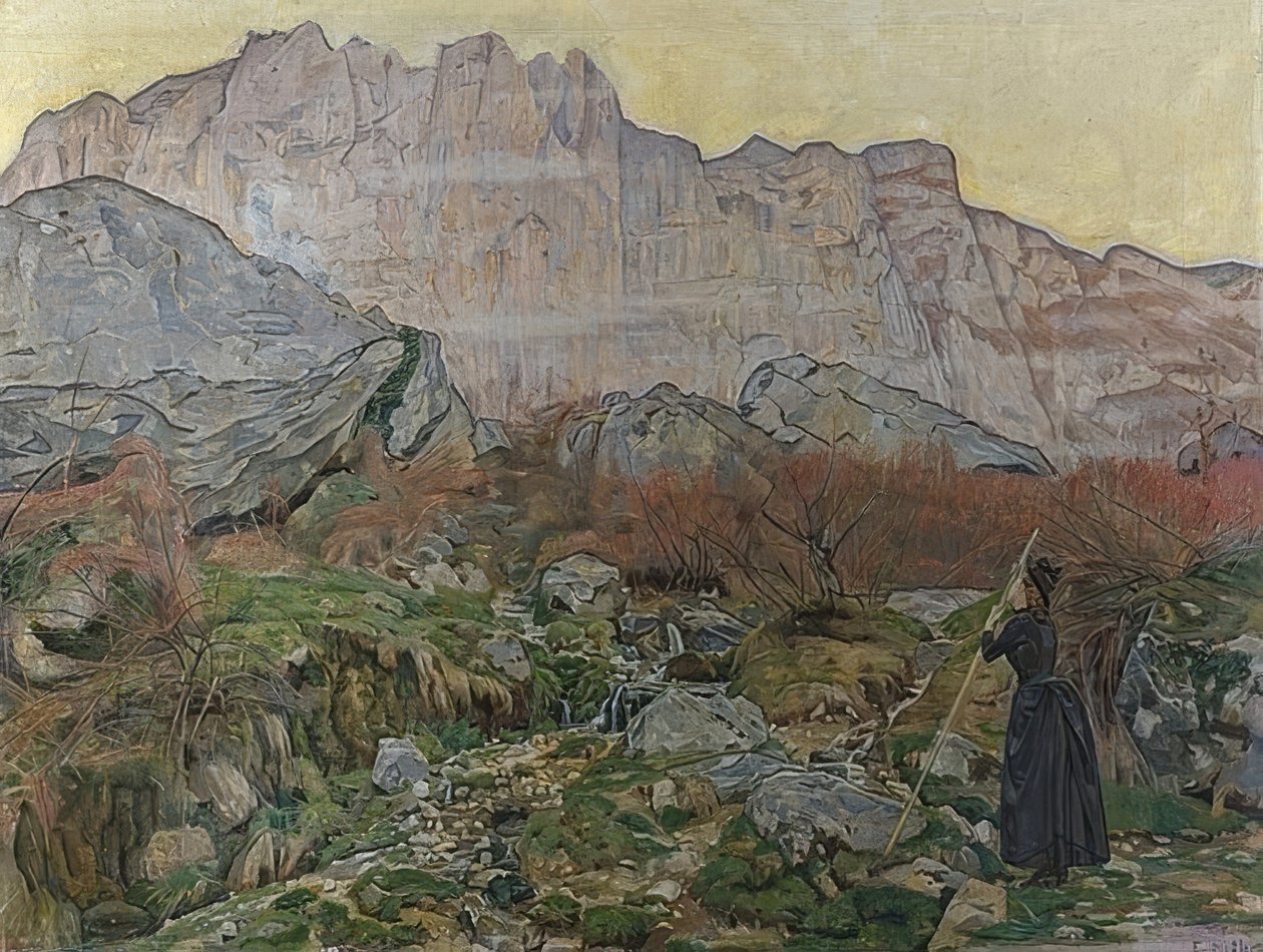 La Vision (paysage de montagne) - Ferdinand Hodler
