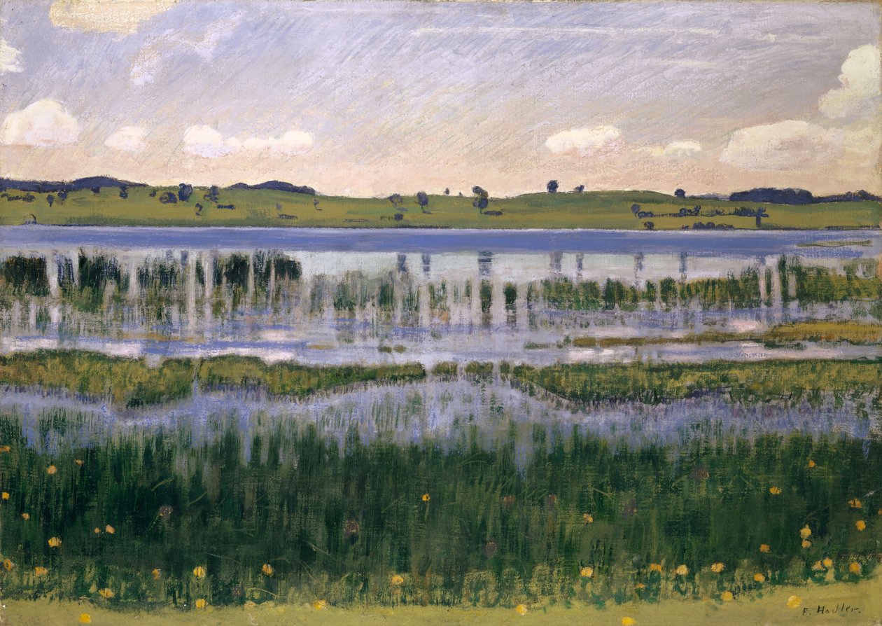 Lac Burgäschi près de Langenthal, vers 1901 - Ferdinand Hodler