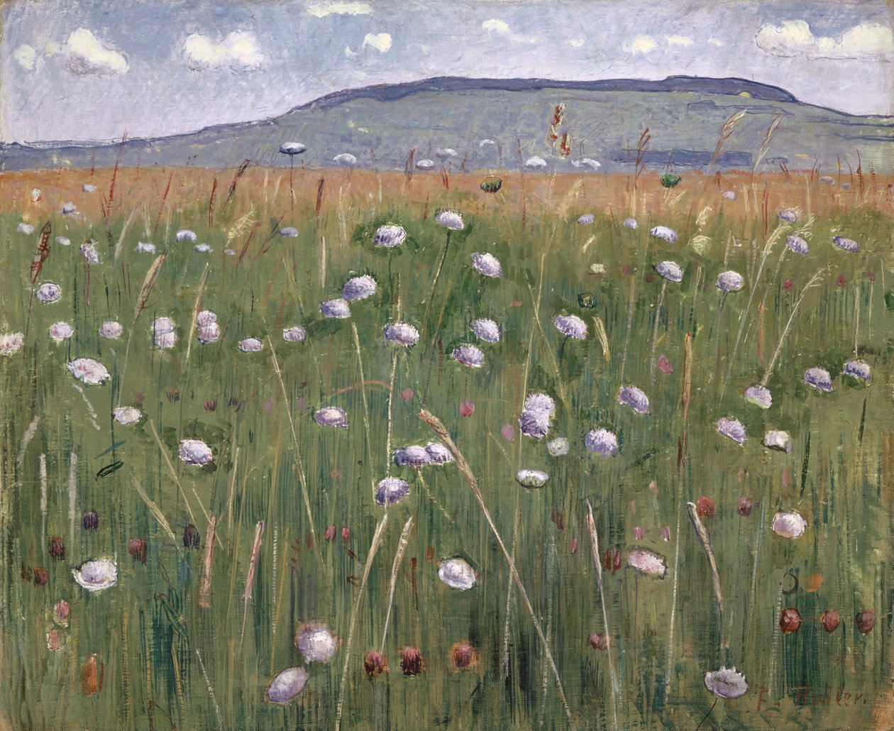 Pièce de prairie, vers 1901 - Ferdinand Hodler
