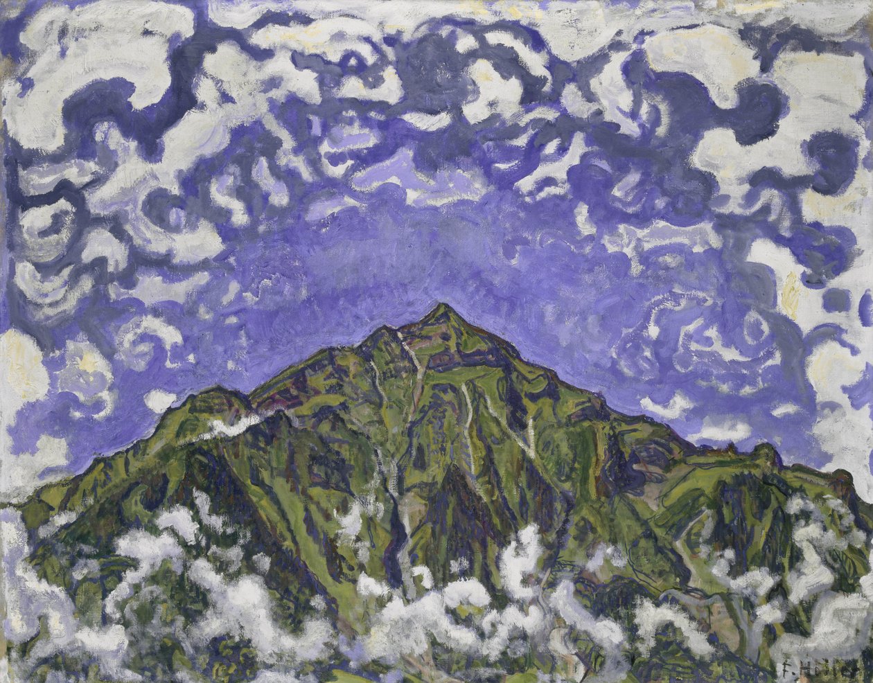 Mont Niesen vu de Heustrich, 1910 - Ferdinand Hodler