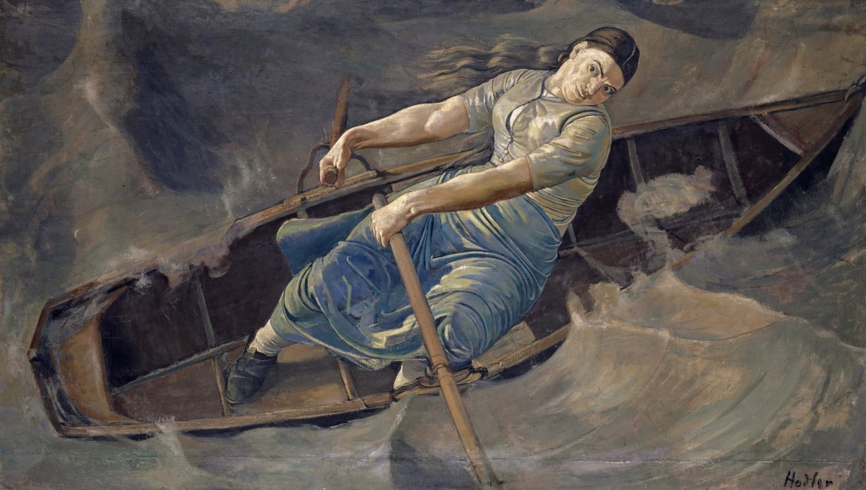 La femme audacieuse, 1886 - Ferdinand Hodler