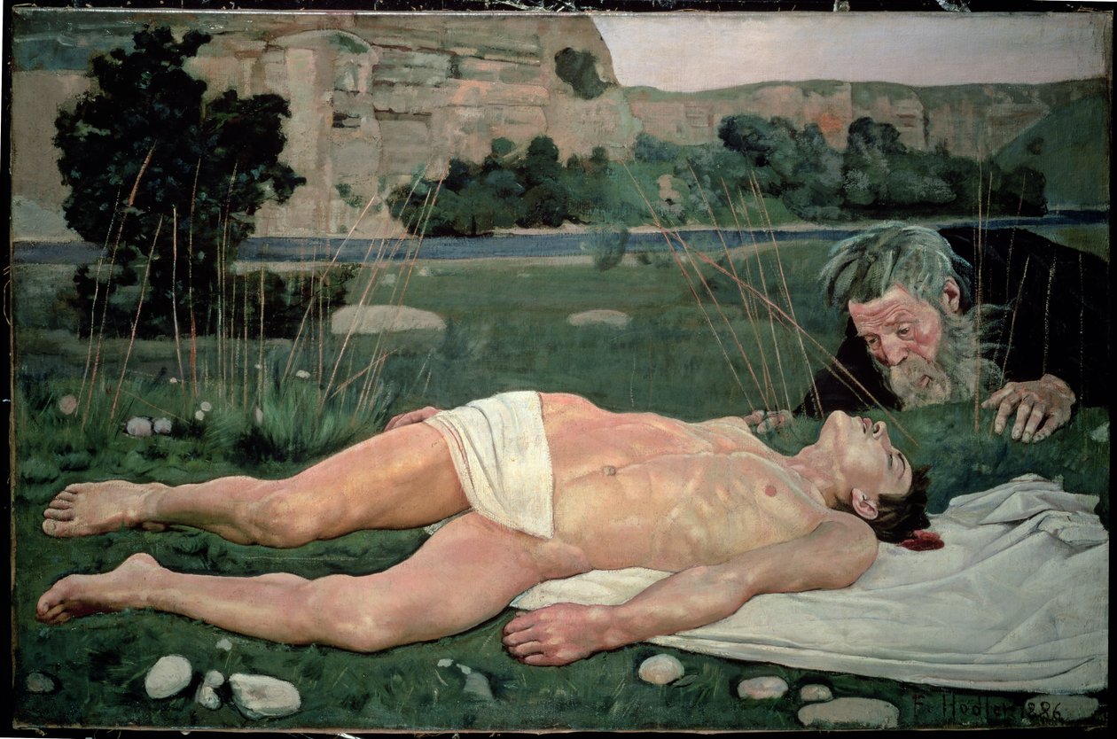 Le Bon Samaritain, 1886 - Ferdinand Hodler