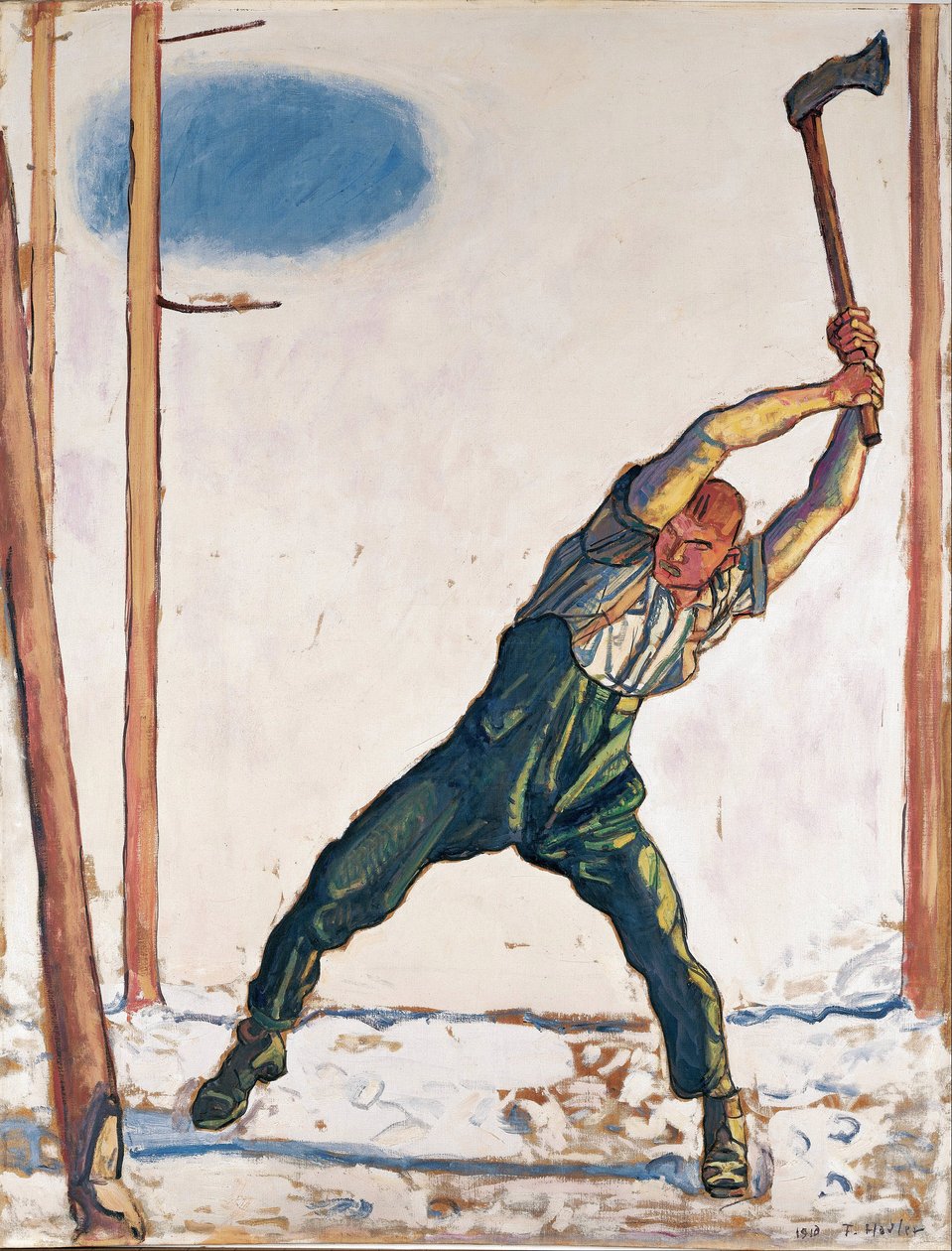 Le Bûcheron - Ferdinand Hodler