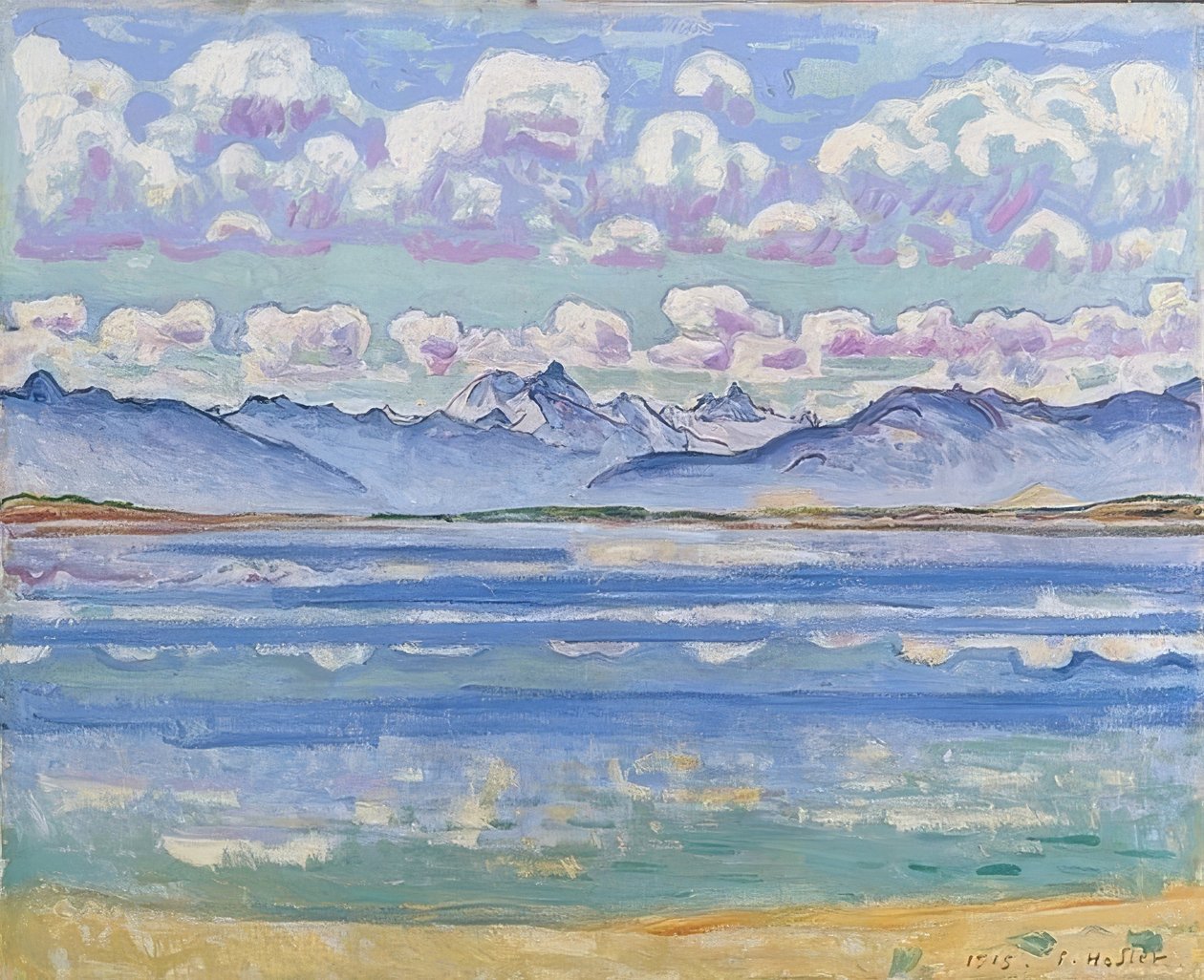 Weisshorn, vu de Montana. 1915 - Ferdinand Hodler