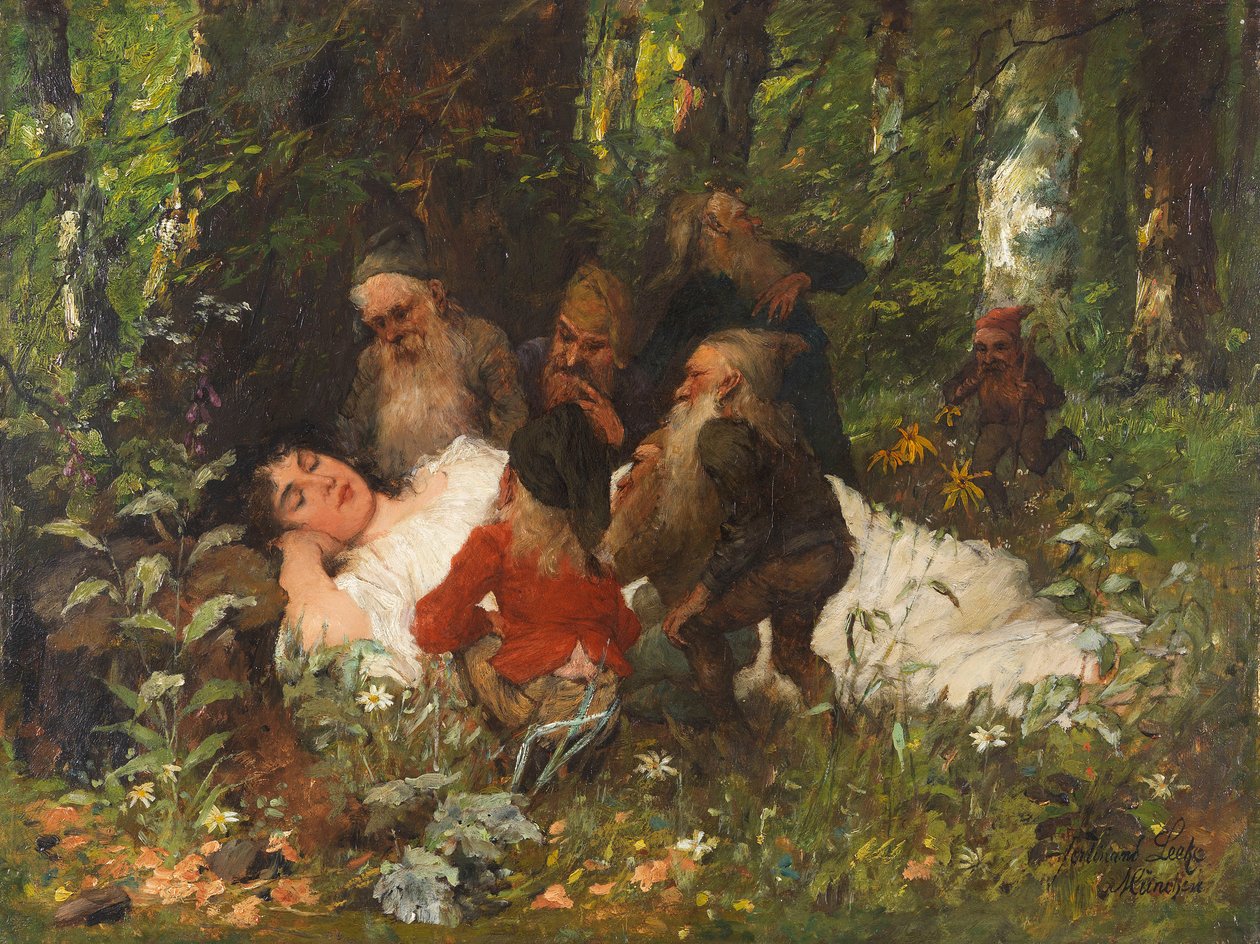 Blanche-Neige, vers 1890 - Ferdinand Leeke