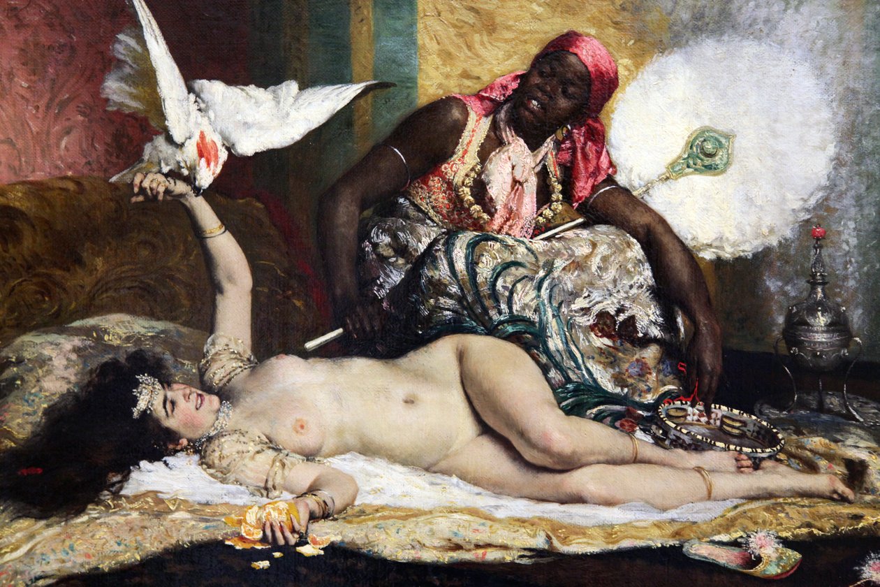 Odalisque, 1880s - Ferdinand Roybet