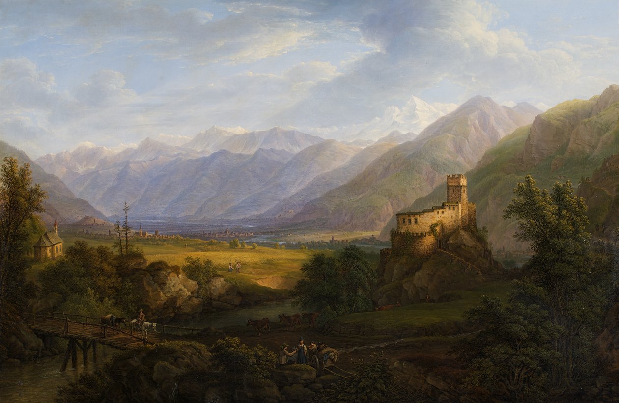 La vallée de Glurns avec l