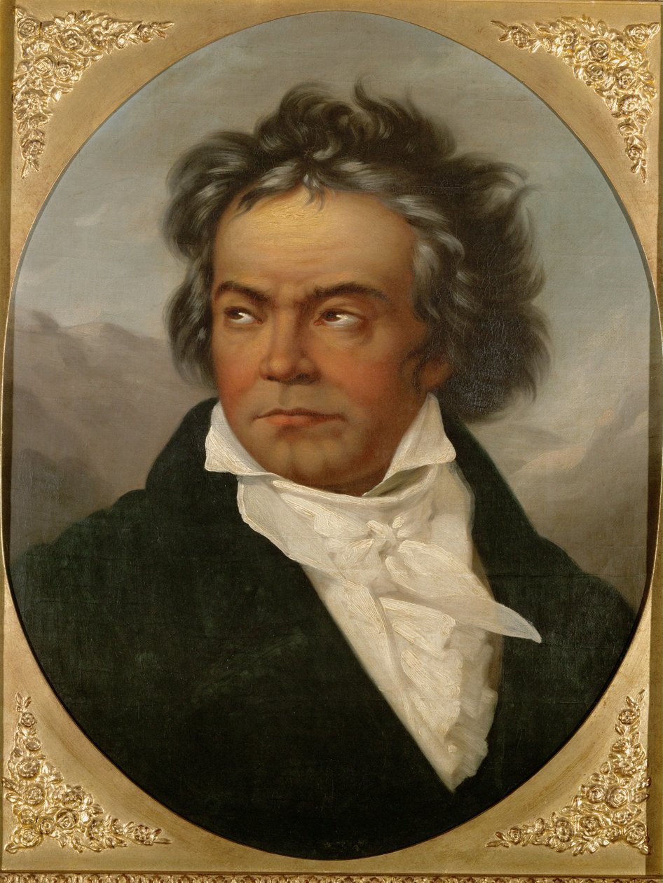 Ludwig van Beethoven ... (huile sur toile) - Ferdinand Schimon