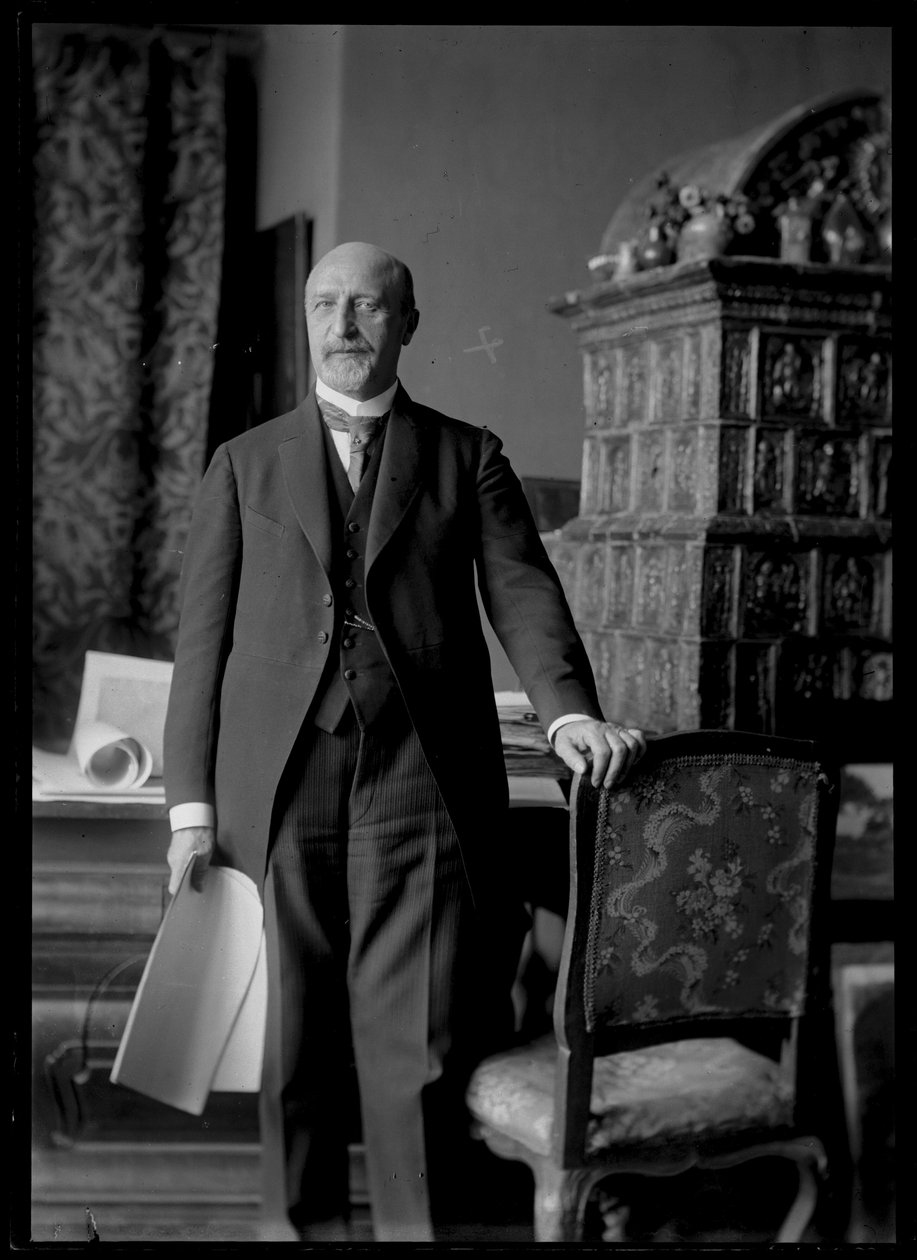 Portrait de Karl Seitz (1869-1950) - Ferdinand Schmutzer
