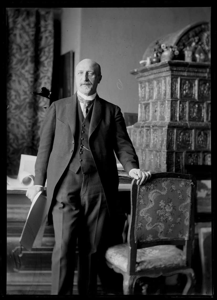 Portrait de Karl Seitz (1869-1950) - Ferdinand Schmutzer