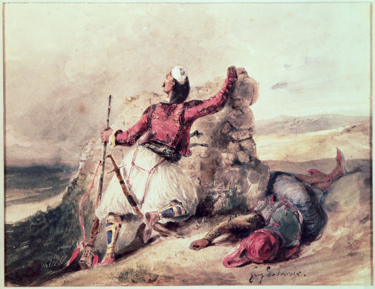 Grecs assiégés - Ferdinand Victor Eugene Delacroix