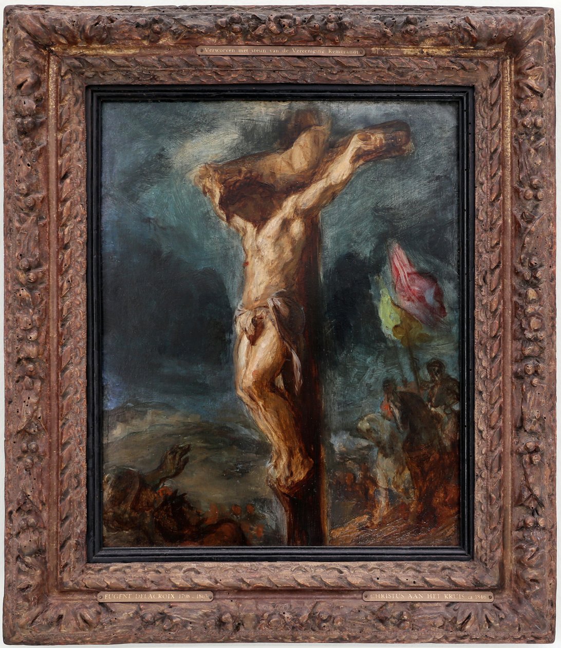 La crucifixion - Ferdinand Victor Eugene Delacroix